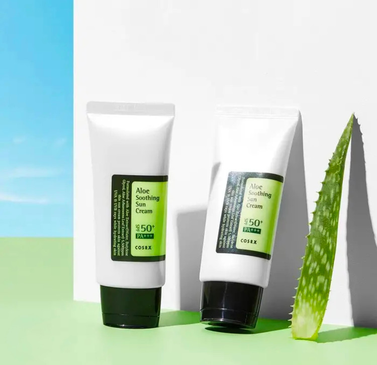 ضدآفتاب آلوئه ورا کوزارکس SPF50 اصل