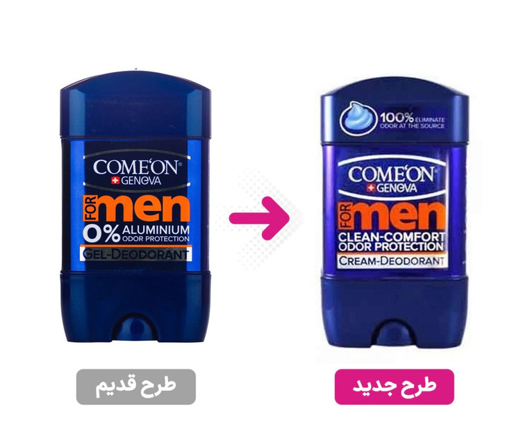 دئودورانت مردانه کامان مدل Clean-Comfort حجم ۷۵میل
